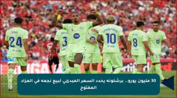 30 مليون يورو.. برشلونة يحدد السعر المبدئي لبيع نجمه في المزاد المفتوح